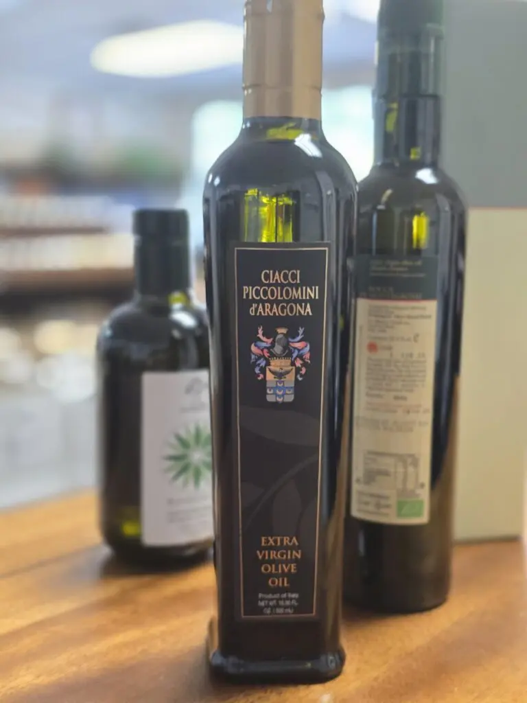 Olive oil available now at University Wines
