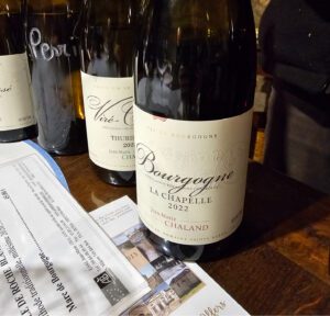 A selection of Domaine Sainte Barbe bottles.