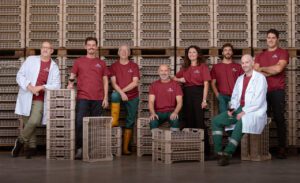 The team at Cesari pose for a photo together.