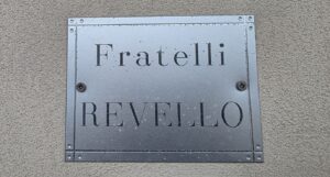 A sign displaying the name Fratelli Revello.