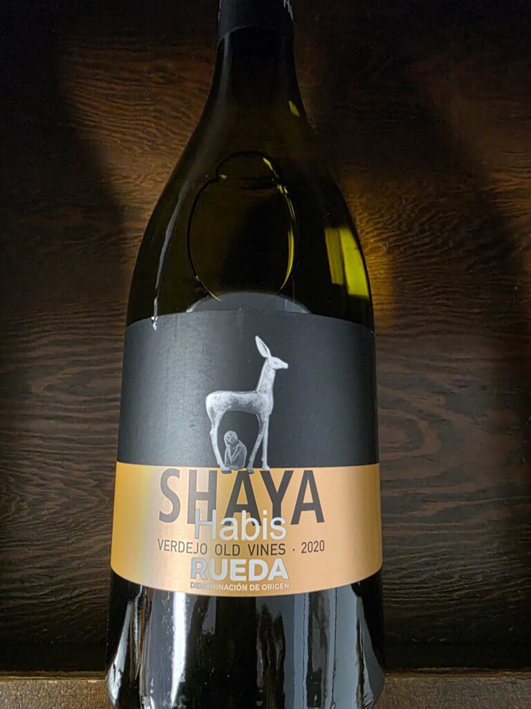 A bottle of Shaya 'Habis' 2020.