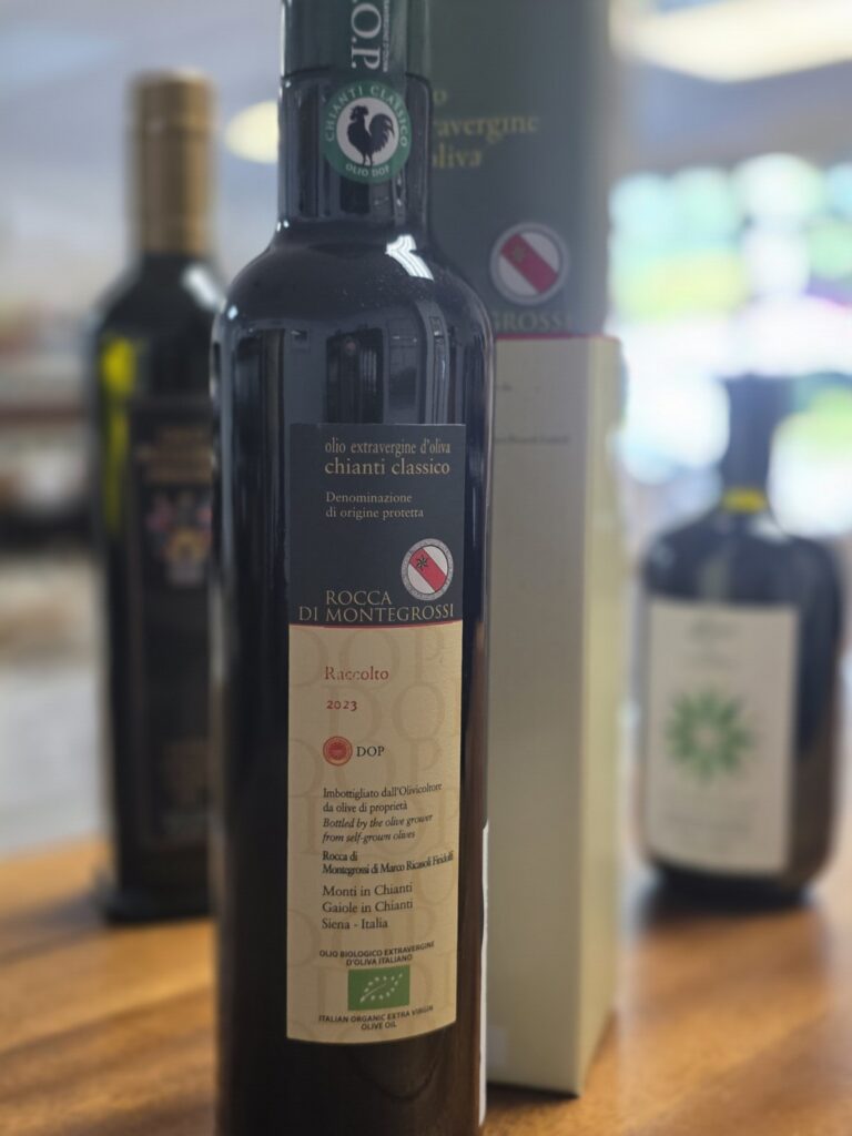 Olive oil available now at University Wines